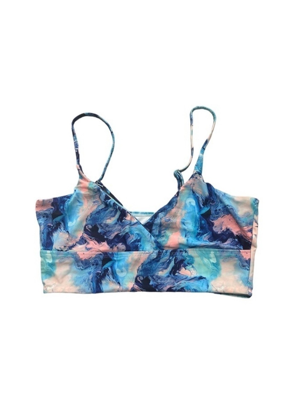 Tye Die Bikini Top Women’s Swim Bathing Suit Size Large